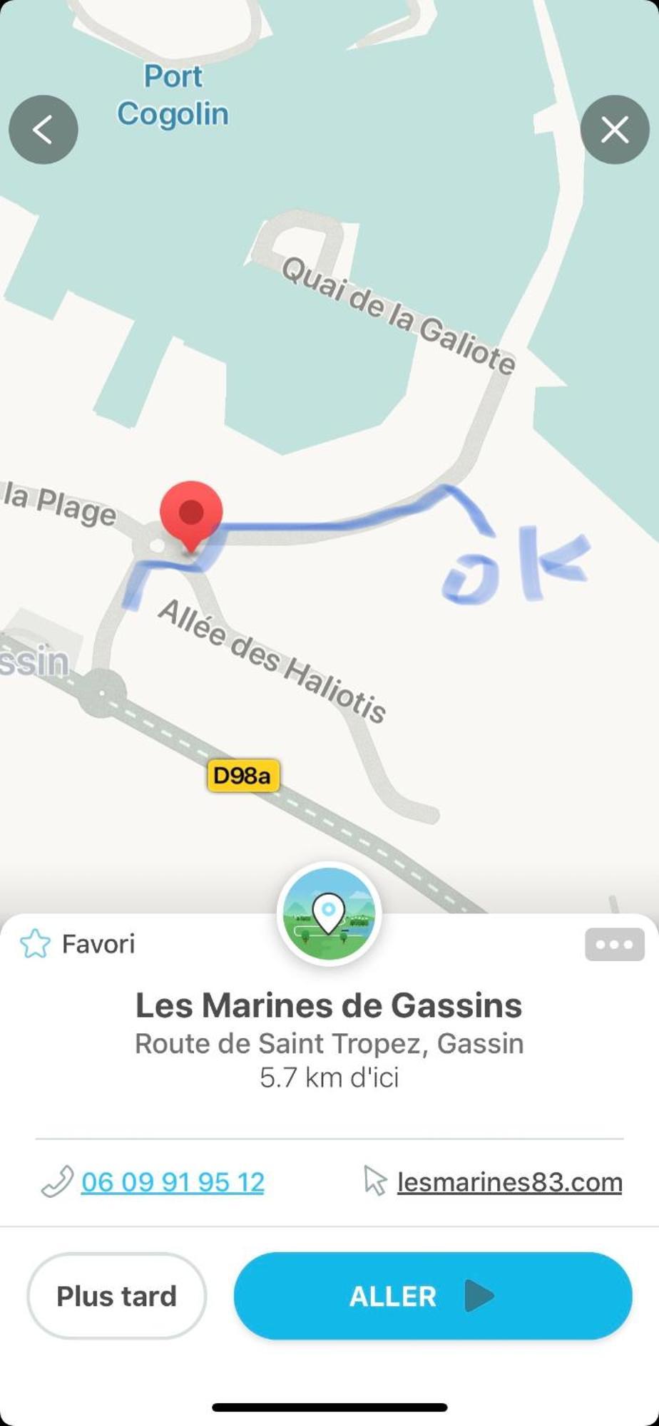 Le Sud Plage Et Piscine Гассен Экстерьер фото